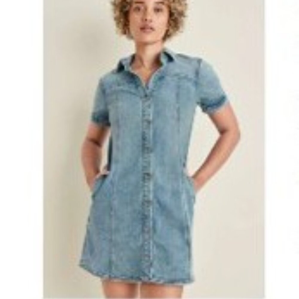 (LAST ONE) NWT Denim Stretch Dress with Pockets